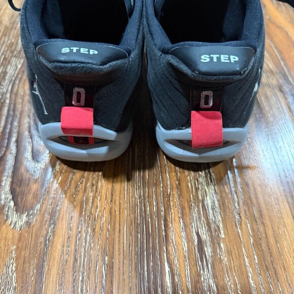 Jordan Nike Size 5Y Tatum Old School Step Basketball Shoes Black Red - Picture 5 of 8